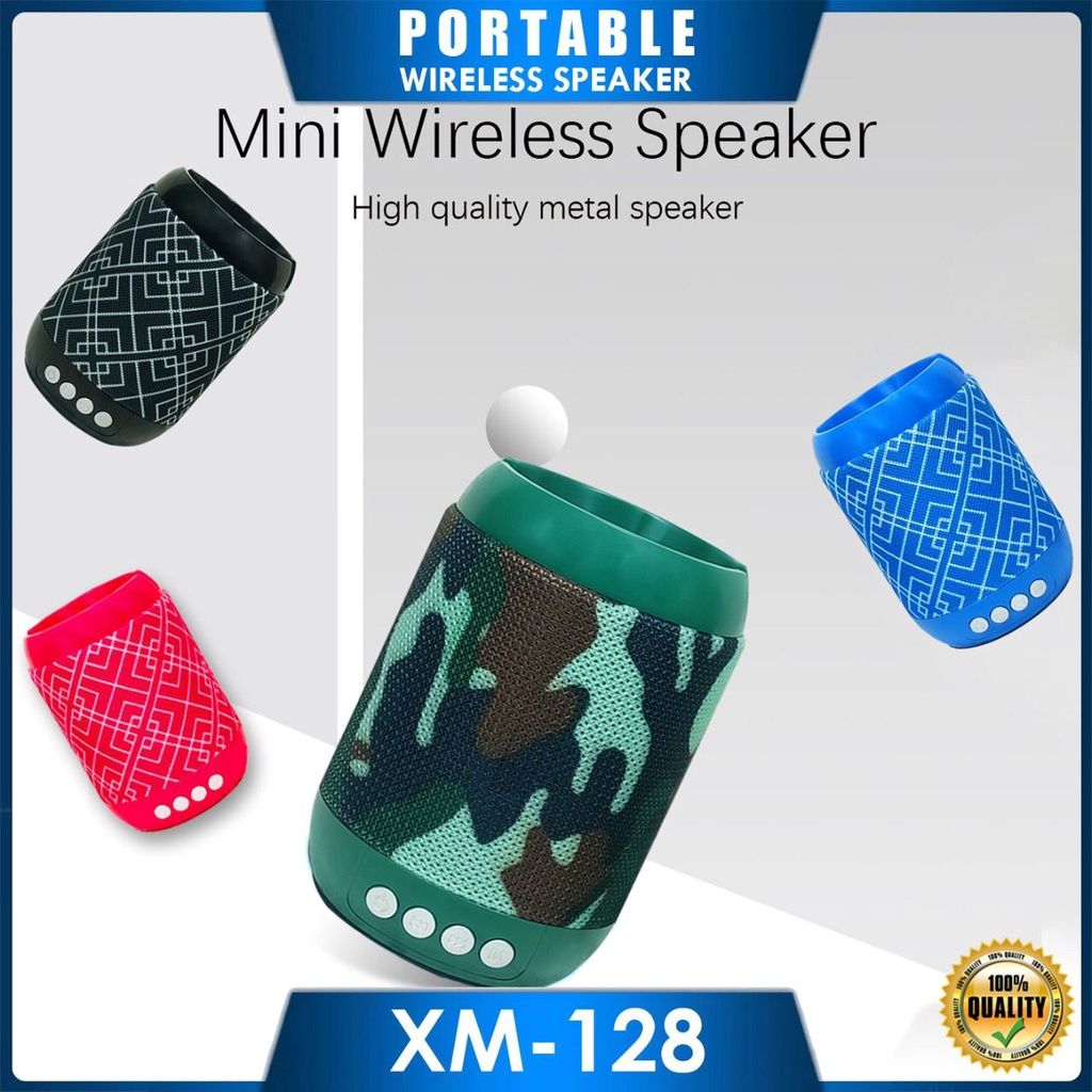 MINI Speaker Bluetooth ERRLY XM128 Wireless Portable Super Bass TG 128 High Quality