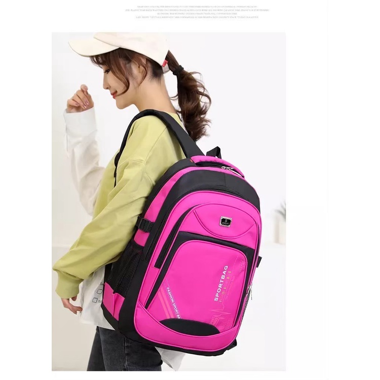 Ransel Backpack Pria Wanita Terbaru / Ransel Sekolah Sport SMP SMA / Tas Ransel Sport Anak Laki Laki