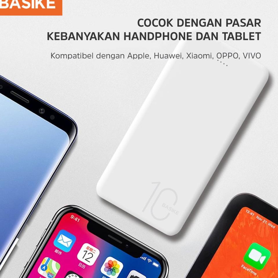 ㅒ Powerbank 20000mah Fast Charging Murah Power Bank Mini LCD Dual USB BASIKE 10000 mAh Original ipho