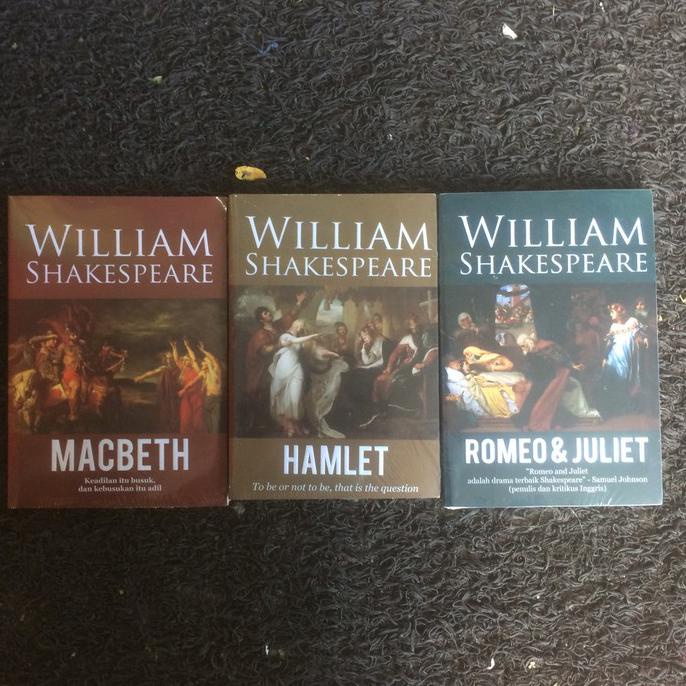 

paket 3 buku william shakespeare macbet,halmet & romeo dan juliet - Best Seller
