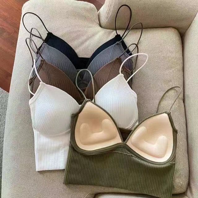 Nicebra Tanktop Wanita Ada Cup Bra Korean Kamisol Import 1125
