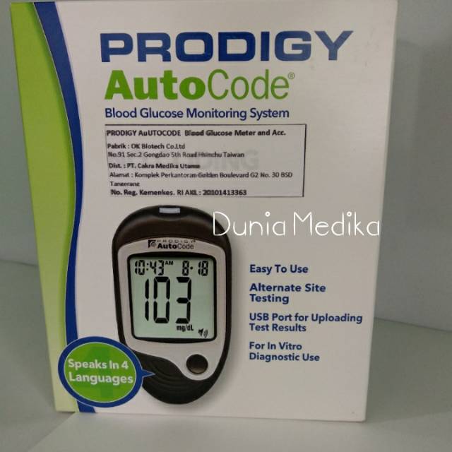 Glucose meter Prodigy Autocode