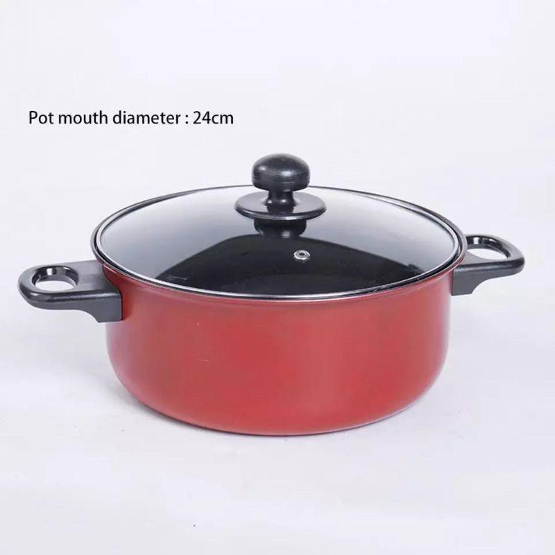 [JUALSEMUA18](52)3pcs set panci masak anti lengket / panci kuah/perlengkapan dapur panci sett