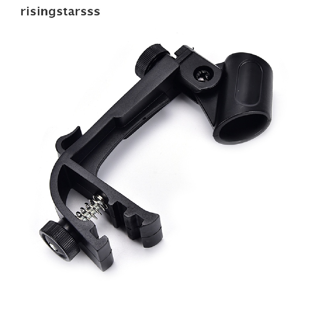 Rsid Span-new 1pc Plastik Klip On Drum Rim Shock Mount Microphone Mic Clamp Holder