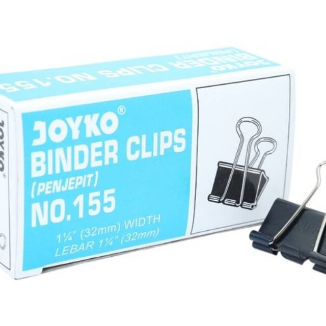 

Binder Clip Joyko 155 / Penjepit kertas