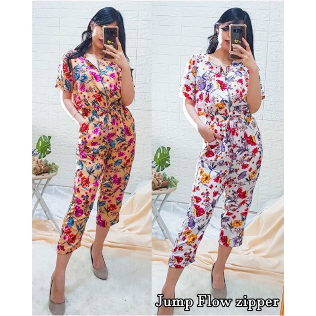 Jumpsuit flow zipper