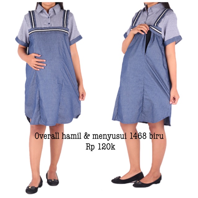 Overall hamil dan menyusui 1468 biru