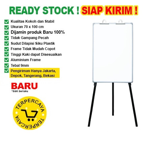 

Papan Tulis Flip Chart SAKANA 70x100cm ( Kaki )