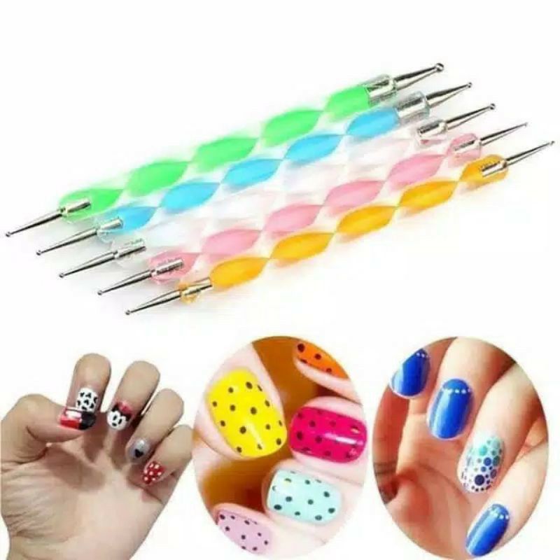 Dotting Tools Nail Art/ Dotting pen alat membuat motif nail art