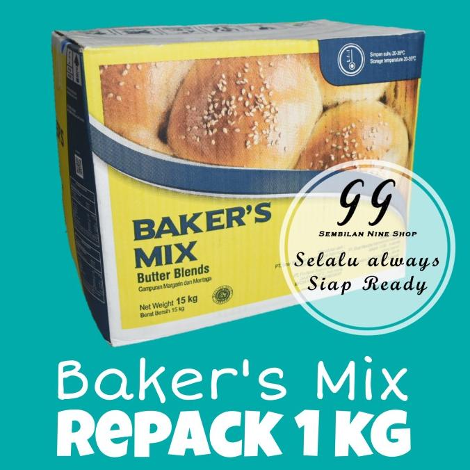 

(BISA COD) Baker's Mix Anchor 1 Kg Repack Butter Blend Campuran Mentega Margarine LIMITED EDITION Kode 304