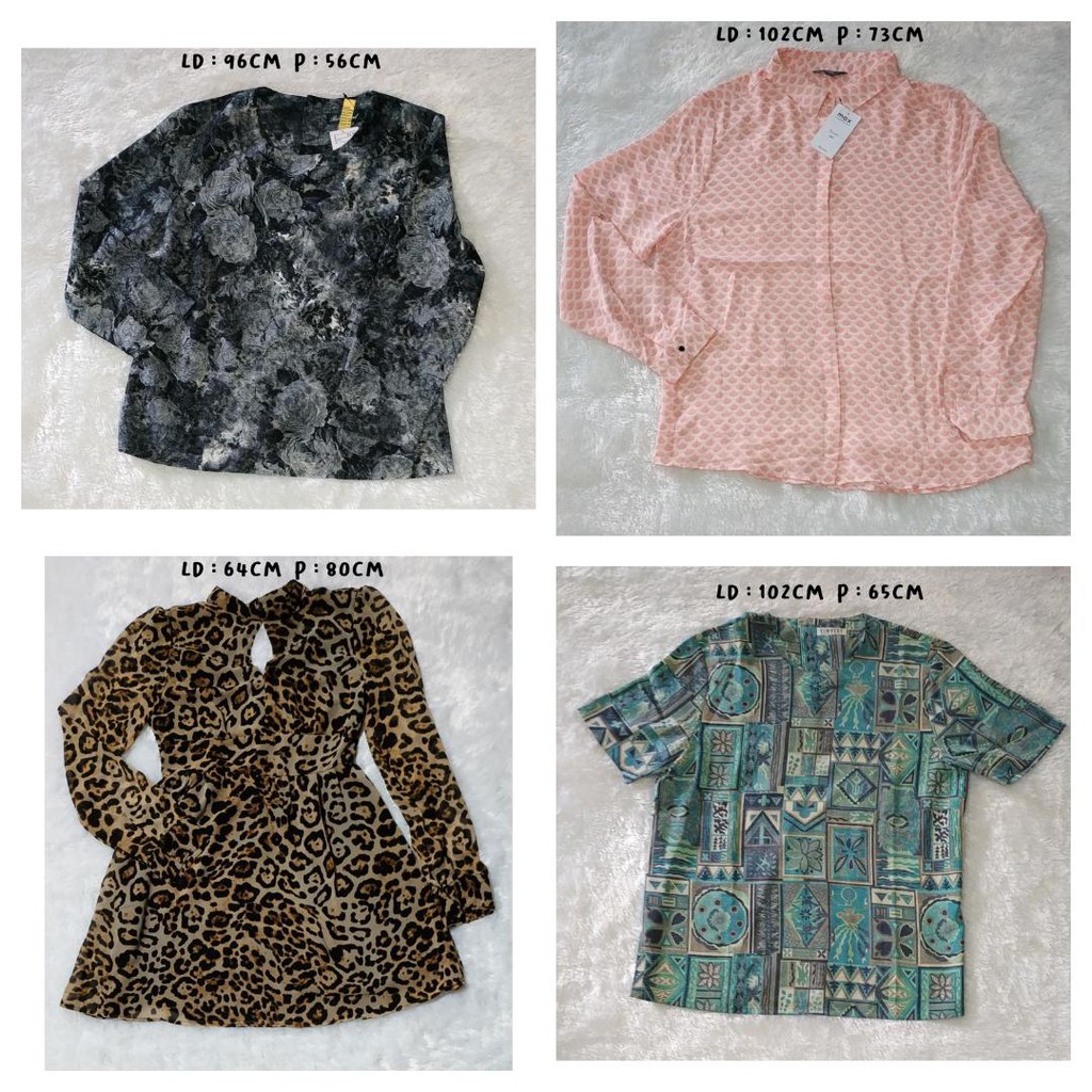 Kemeja Blouse Wanita Original Import Korea,