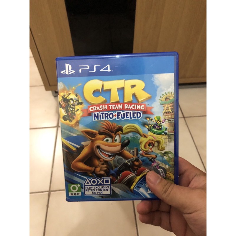 Crash Team racing CTR NITRO FUELED - Kaset CD PS 4 SECOND
