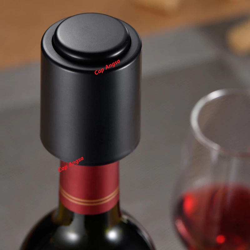 WINE SAVER BOTTLE STOPPER VACUUM VACUM CAP SEAL PLUG SEALED CORK REUSABLE TUTUP BOTOL ANGGUR ANTI TUMPAH