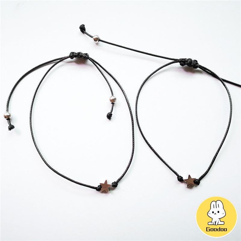 2 Pcs Korean Fashion Gelang Tali Ersahabatan Anyaman Krisan Bunga Matahari Fashion -Doo