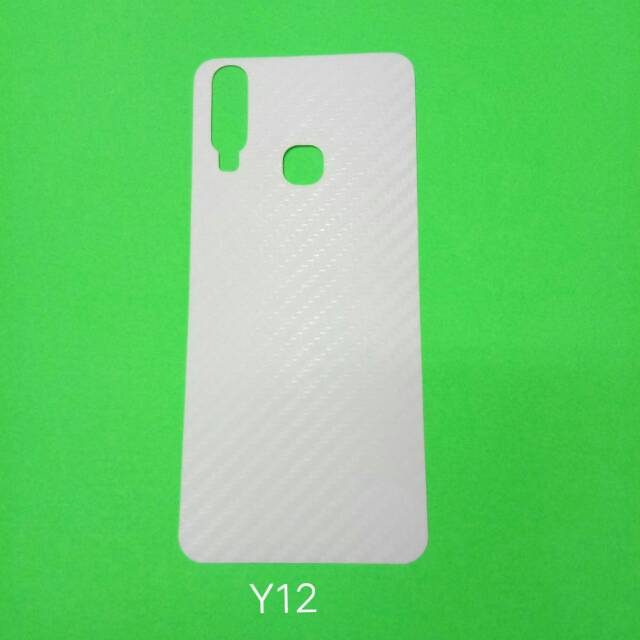 Anti Gores Carbon Vivo Y12 Skin Carbon Vivo Y12 Garskin Carbon Vivo Y12