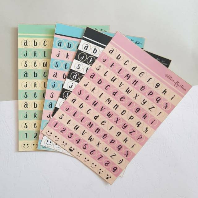 

STIKER HURIF ALPHABET ROUND