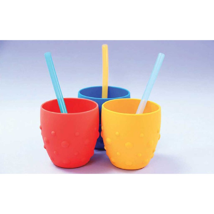 MARCUS &amp; MARCUS Silicone Straw &amp; Brush Set Sedotan reusable silicon