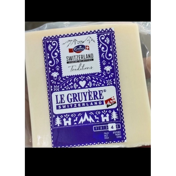 

Emmi Swiss Cheese mild le gruyere keju portion 200gr
