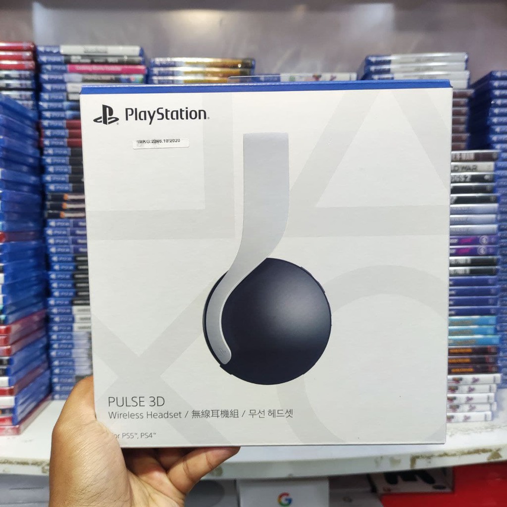 PULSE 3D Wireless Headset Hitam Black Putih White PS4 PS5