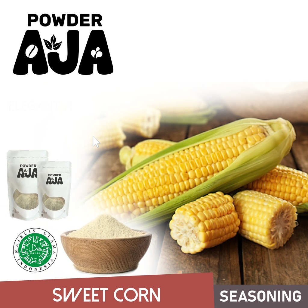

POWDER AJA - 1KG BUMBU TABUR SERBAGUNA RASA JAGUNG MANIS/SWEET CORN