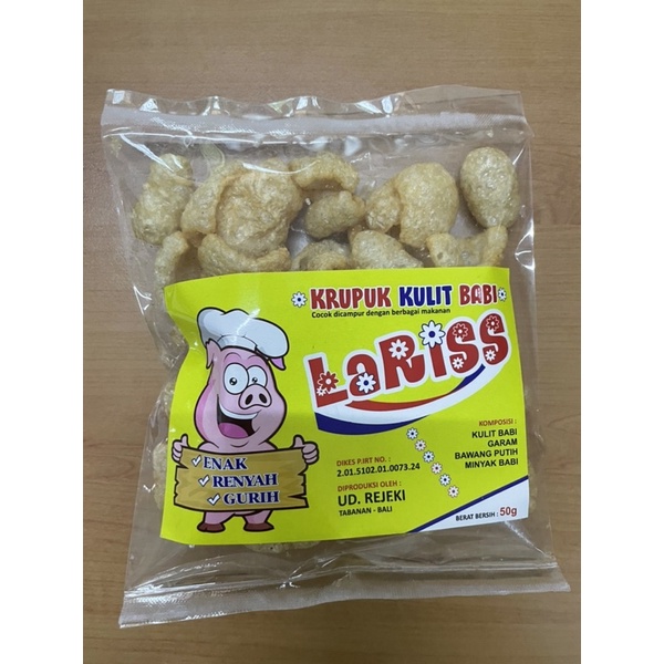 kerupuk kulit babi laris rejeki bali