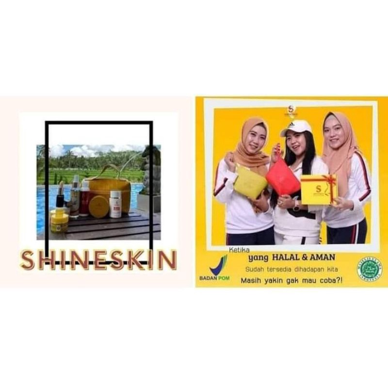 PAKETAN SHINESKIN SKINCARE GLOWING