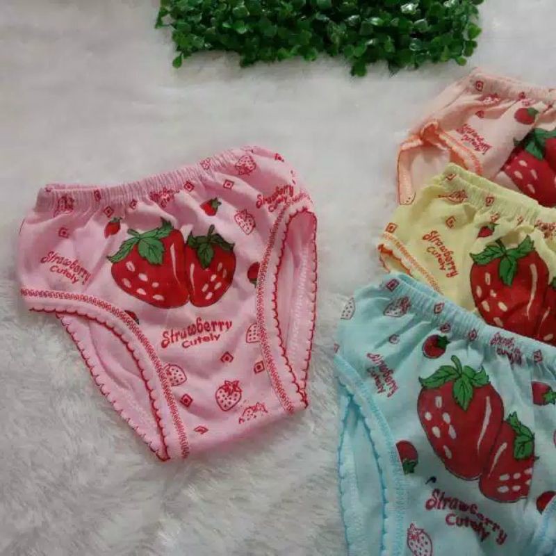 CELANA DALAM ANAK PEREMPUAN MURAH STRAWBERRY