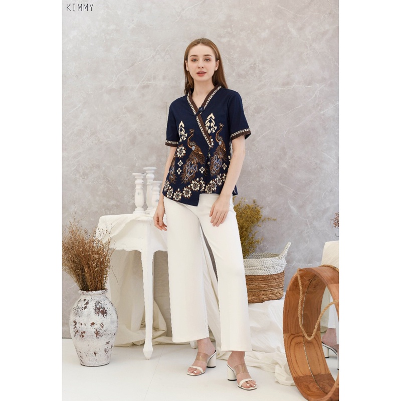 KIMMY TOP STANDAR &amp; JUMBO - Atasan Batik Wanita Blouse Wanita