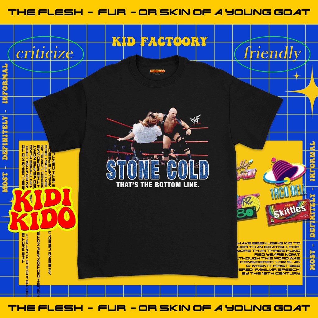 BAJU SMACKDOWN WWE ANAK STONE COLD | KAOS SMACKDOWN WWE ANAK | STONE COLD | 001