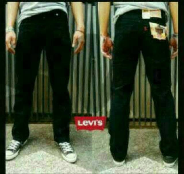 CELANA JEANS PRIA STANDAR REGULER PREMIUM BASIC 28 - 38 bisa COD Hitam Abu Birumuda Biru Biowash Blueblack