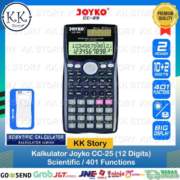 

CODE400 Calculator / Kalkulator Joyko CC-25 / Scientific / 401 Functions