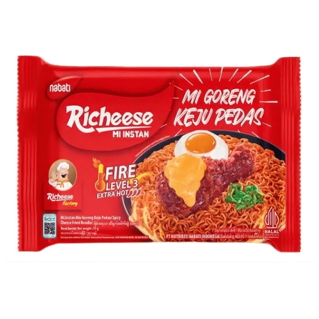 

RICHEESE MIE GORENG KEJU LEVEL 3 74GR