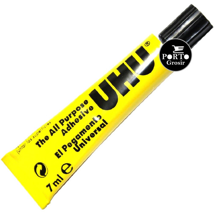 

UHU Lem Cair Bening 7ml Multipurpose Glue Adhesive Liquid 7 ml Serbaguna