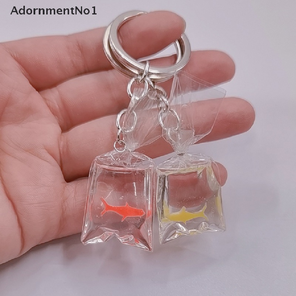 (AdornmentNo1) Gantungan Kunci Bentuk Ikan Mas Bahan Resin Charms