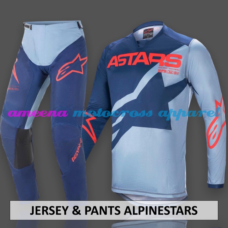 Jersey Custom Nama - Jerseyset Stelan - Jersey Celana Motocross - Jerseyset Stelan - Jersey Trail - Jersey Pants MX Adventure - Jersey Premium -AS020