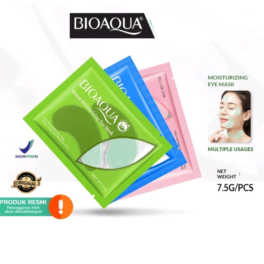 BIOAQUA eye mask Moisturizing masker mata 7.5g  Memudarkan kerutan mata