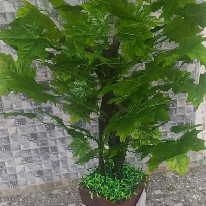 pohon artifial tinggi 1 Meter- pohon plastik- pohon dekorasi- dekorasi