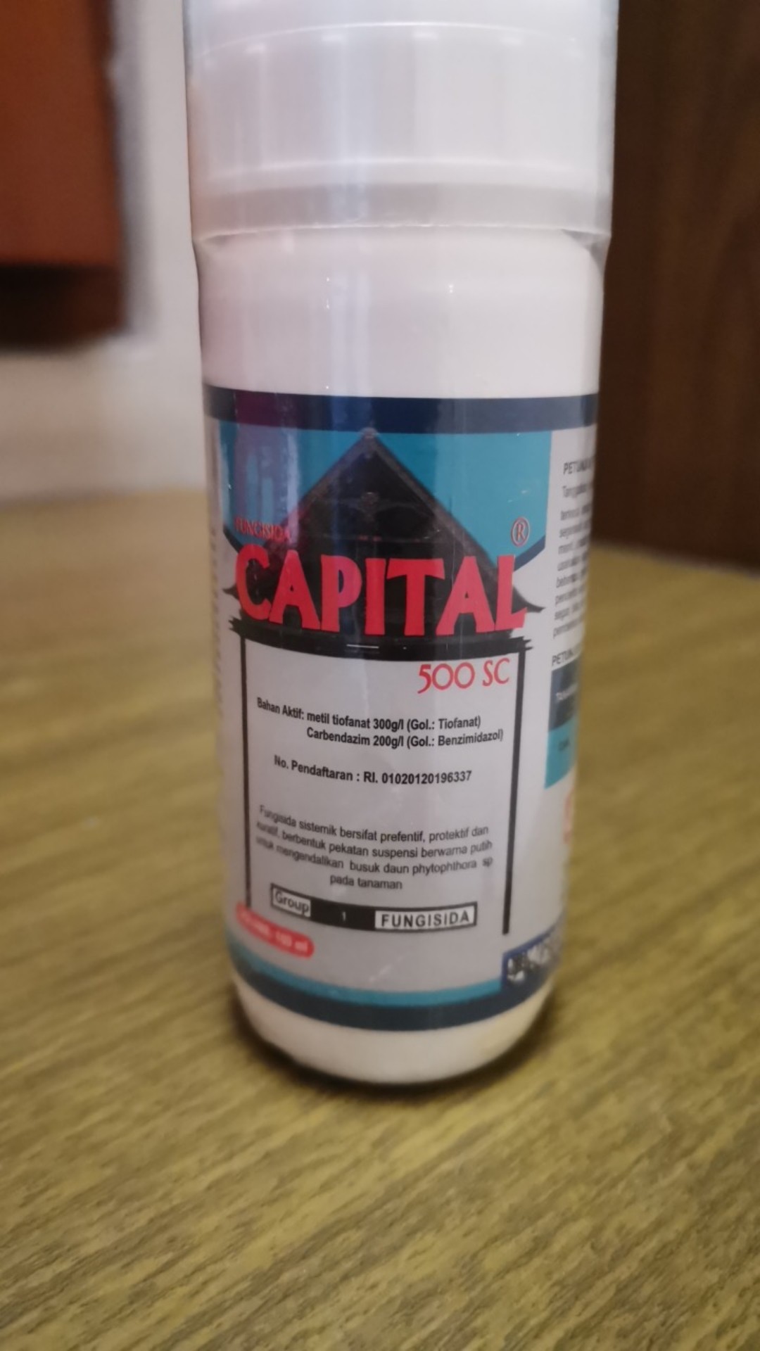 Capital 500 Sc Fungisida Carbendazim Metilteofanat 100 Ml