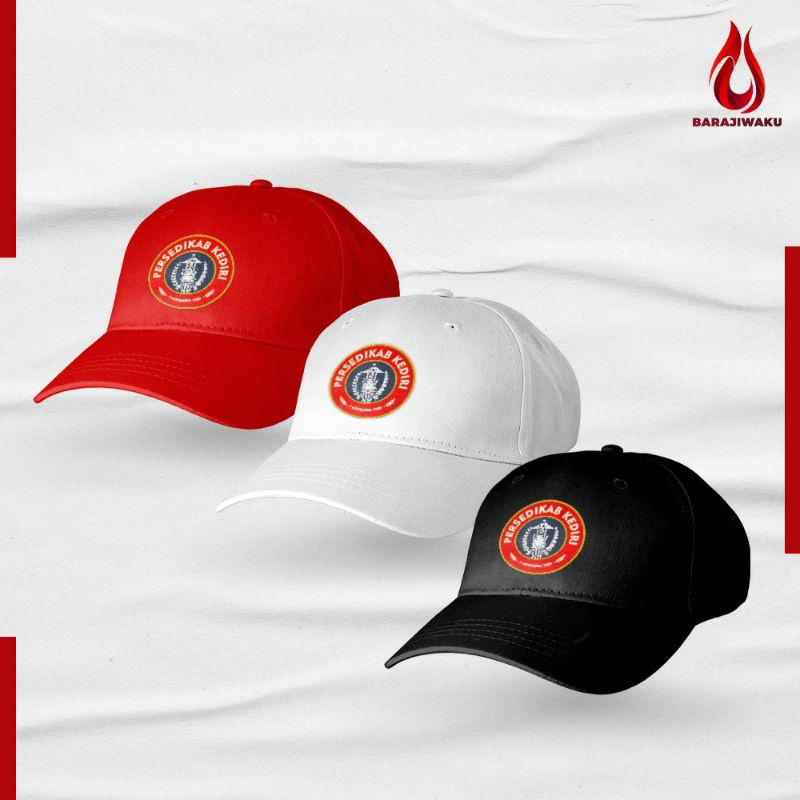 Topi kain logo Persedikab bordir