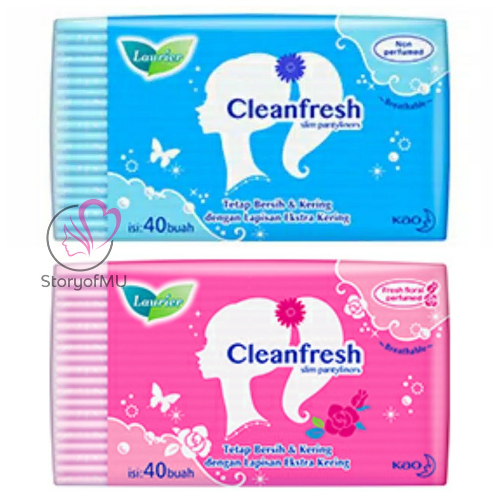 LAURIER Slim Pantyliner Cleanfresh Non / Fresh Floral