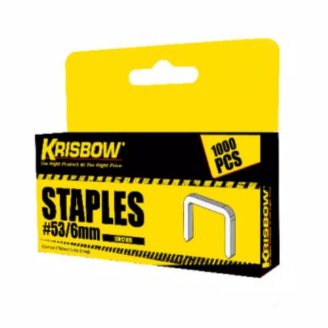 

Krisbow Isi Ulang Staples / Refill Staples 6mm 1000Pcs