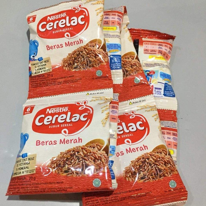 

NESTLE CEREAL BUBUR BERGIZI BERAS MERAH SACHET 8'S