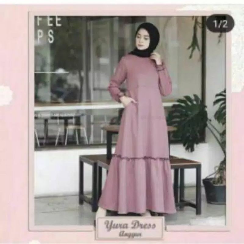 Yura Dress Gamis Terbaru 2021