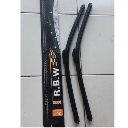 Wiper Wuling Almaz / Wiper Mobil Frameless - 1 Set Depan