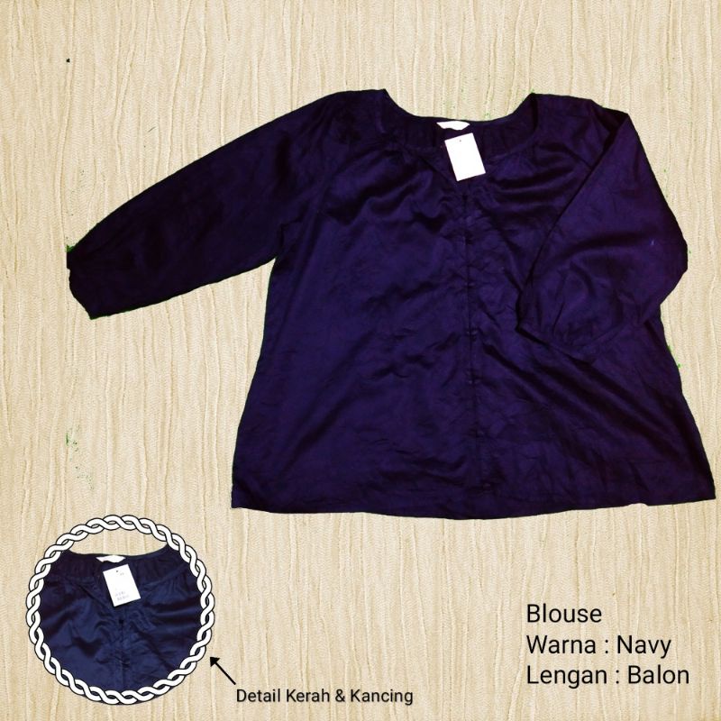 Kemeja Wanita Lengan Panjang Thrift Murah No Cacat