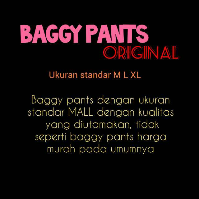 PROMO!!! Bisa COD READY BAGGY PANTS AMERICAN DRILL IMPOR MOSS LIGHT GREY DARK GREY KHAKI IVORY baggi