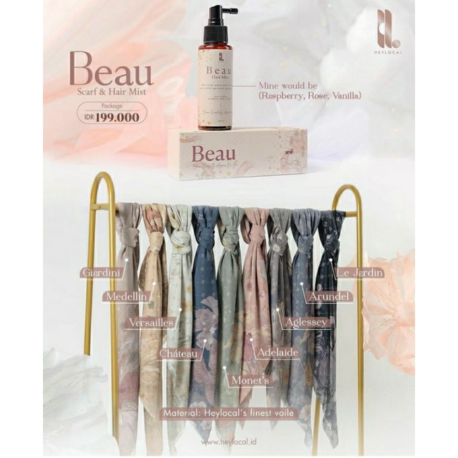 Beau Scarf / Beau Scarf Heylocal / Beau scarf local id / Beau Scarf by Heylocal id / Heylocal Beau s