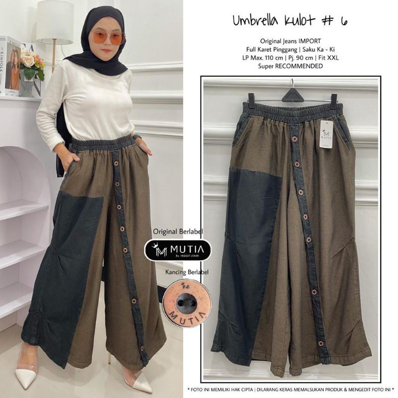 Umbrella kulot 6 by Mutia