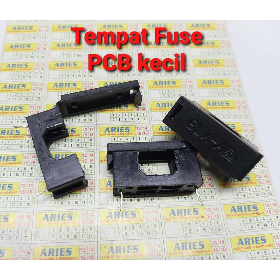 TEMPAT FUSE PCB KECIL PLUS TUTUP