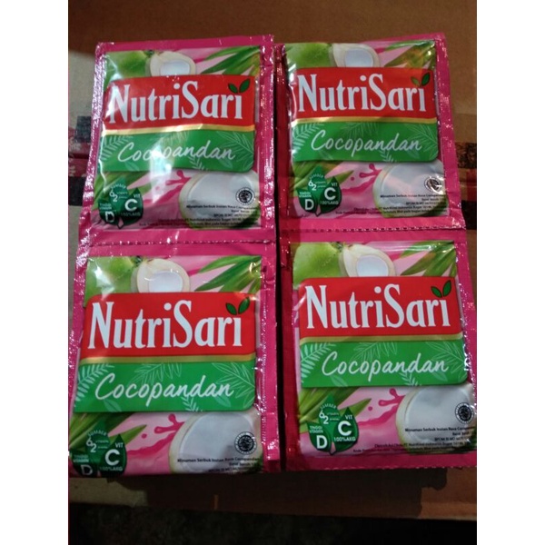 

nutrisari Cocopandan 1 renceng isi 10